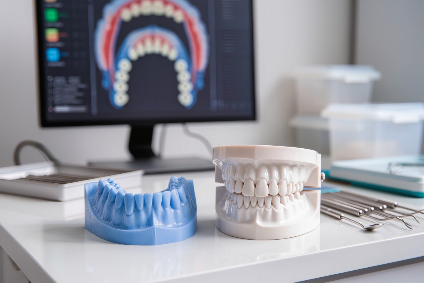 AdobeStock 1831488979 scaled - Viera Dental Arts | Dentist in Melbourne FL Impressions or 3D models of teeth that are used for treatment planning. High quality photo